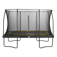 Rektangulær topmodel af en trampolin Bedste materialer er anvendt Salta First Class.